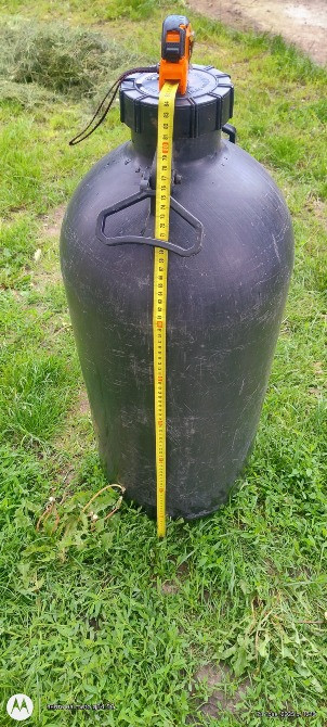 Бідон на 60 л.пластиковий.Не для харчових продуктів.Виробництво срср. Лысянка - изображение 1