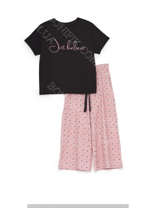 Женский комплект пижамы "Just Believe" (арт. LPK 2989/12/01) Кривий Ріг - зображення 2