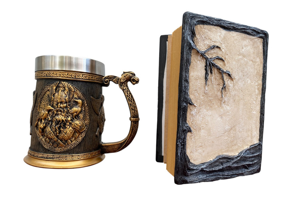 Подарочный набор Кухоль 3 Скандинавские Боги и Блокнот 3 «Тень Ворона» Київ - зображення 4