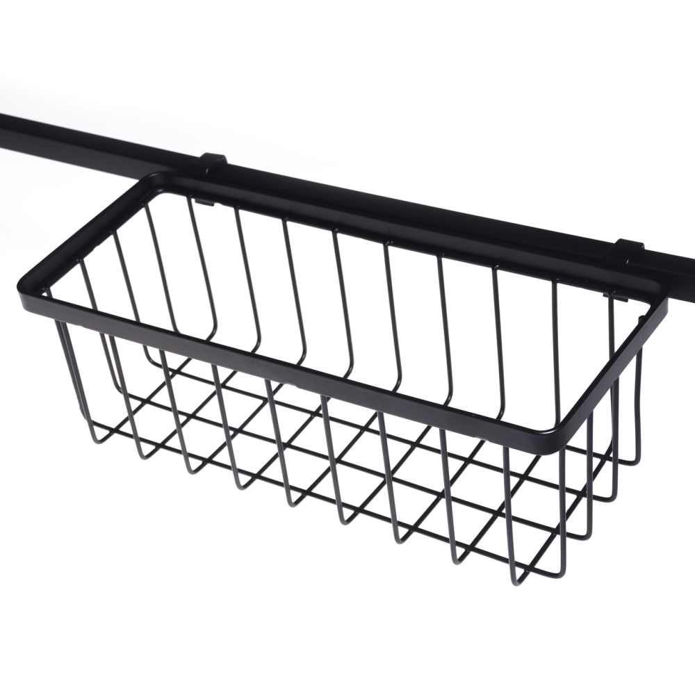 Сушилка для посуды Kamille 77×29,5×55,5 см из нержавеющей стали черная KM0754 Одесса - изображение 3