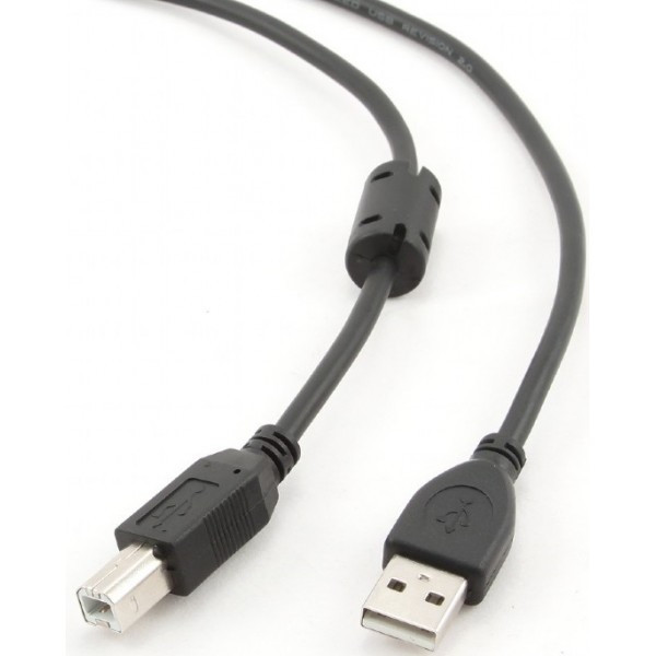 Кабель для принтера Cablexpert USB to USB Type-B V 2.0 (M/M) AM/BM 1.8 м Ф. Чорний (CCF-USB2-AMBM-6) Харьков - изображение 2