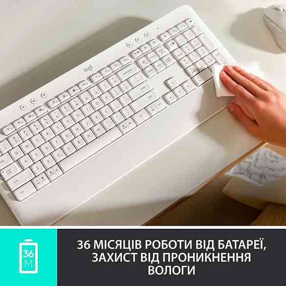 Клавиатура компьютерная безпроводная Logitech Signature K650 USB/Bluetooth Graphite 920-010945 графи Киев