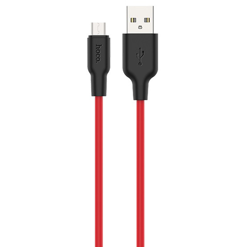 Дата кабель Hoco X21 Plus Silicone MicroUSB Cable (1m) Херсон - зображення 1