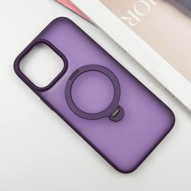 TPU+PC чехол Metal Buttons with MagSafe Colorful HQ Ring для Apple iPhone 14 Pro (6.1") Херсон - изображение 9
