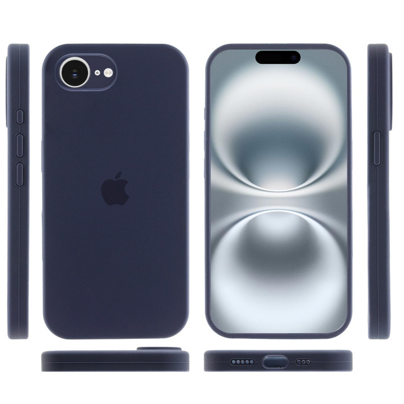 Чехол Silicone Case Full Camera Protective (AA) для Apple iPhone 16e (6.1") Херсон - изображение 3