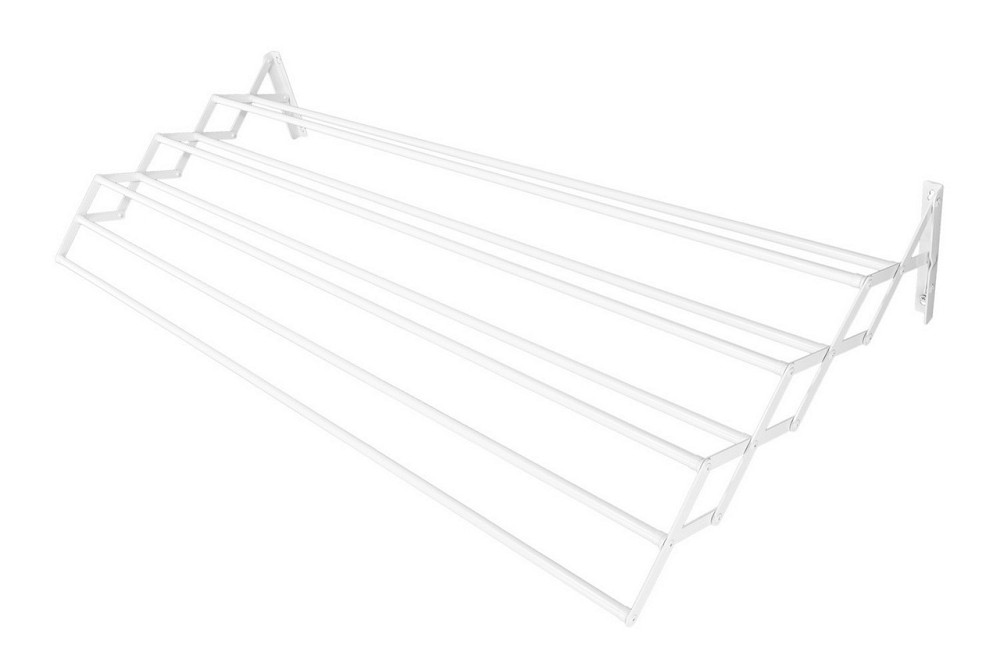 Сушилка для белья ГОСПОДАР настенная гармониковая 1000 мм 8-секционная 8 м белая 92-1718 Харьков - изображение 1