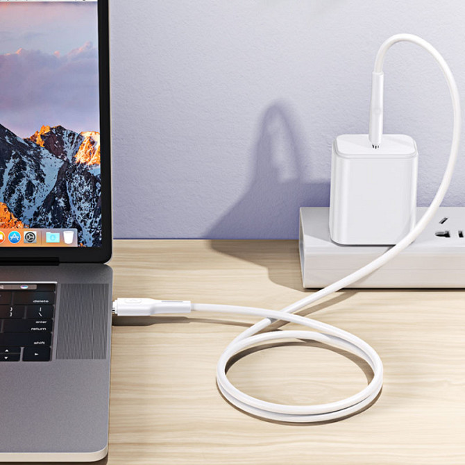 Дата кабель USAMS US-SJ459 U43 Type-C to Type-C 100W PD (1.2m) Херсон - зображення 3