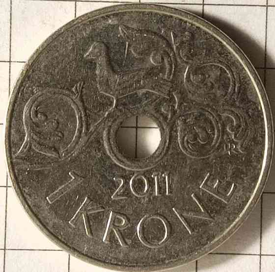 1 крона 2011 год Норвегия Днепр