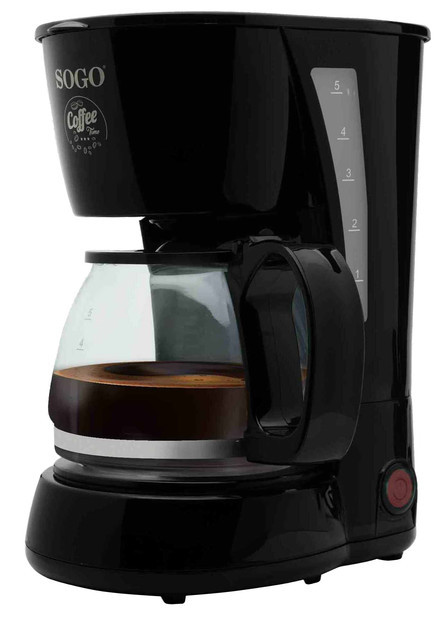 Кофеварка капельная Sogo SS-5655 черная Київ - зображення 1
