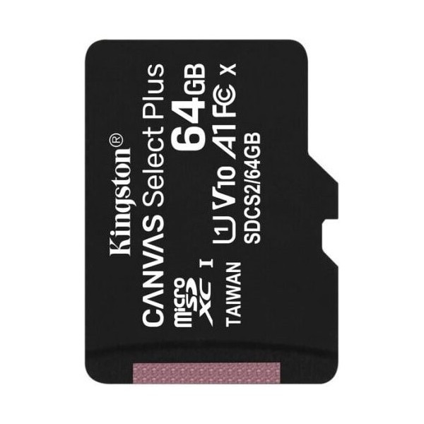 Карта пам'яті Kingston microSDXC 64GB Canvas Select Plus (SDCS2/64GBSP) (Код товару:16511) Харків - зображення 1
