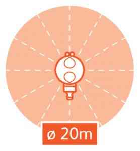 Дождеватель / ороситель HoZelock 2335 спринклерный круговой Pro 314 м² Киев
