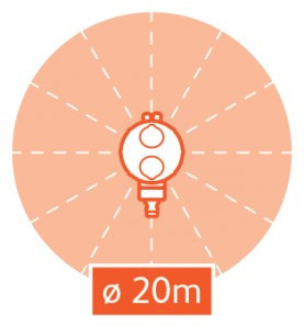 Дождеватель / ороситель HoZelock 2335 спринклерный круговой Pro 314 м² Киев - изображение 5