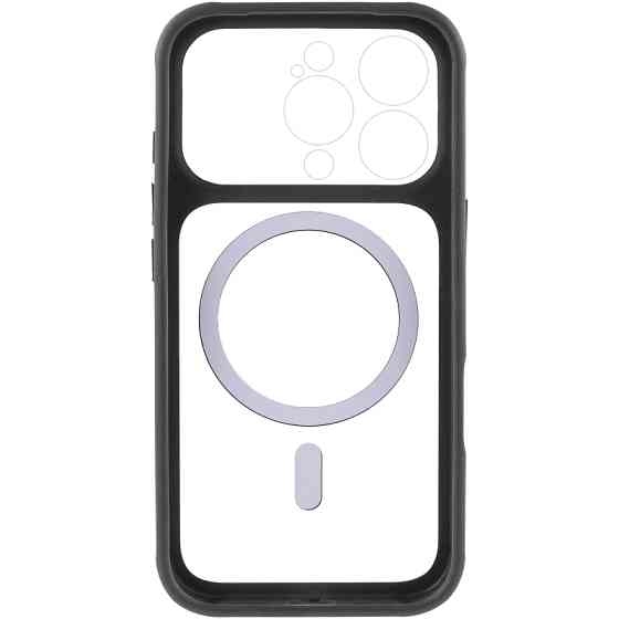 Чехол TPU+PC GETMAN Moon Clear with MagSafe для Apple iPhone 16 Pro (6.3") Херсон