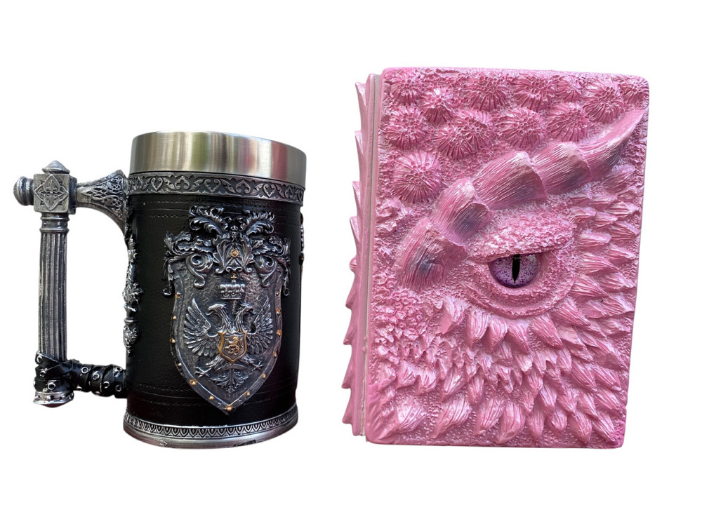 Подарочный набор Кружка 3 Щит и Корона и Блокнот 3 «Дракон Единорога» Київ - зображення 3