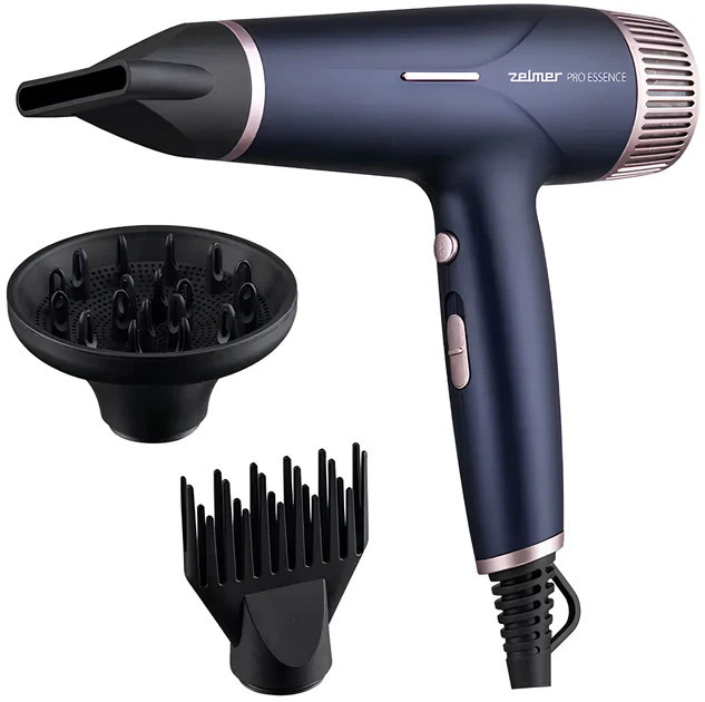 Фен Zelmer ZHD9005 1800 Вт синий Киев - изображение 1