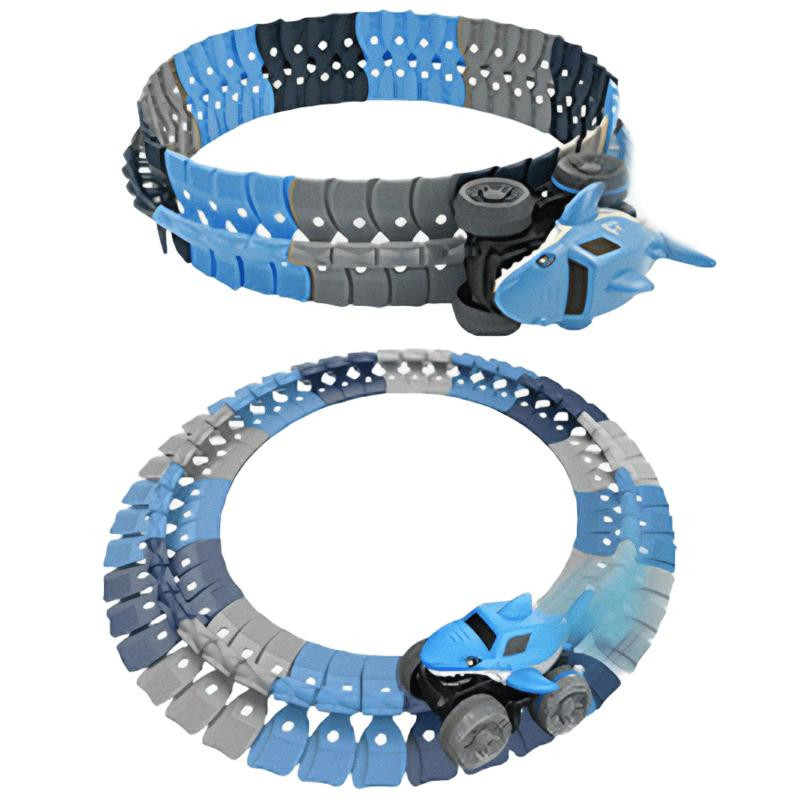 Интерактивный трек с инерционной машинкой SHT 5510-4 Shark Trak (46pcs/1CAR) Херсон - изображение 1