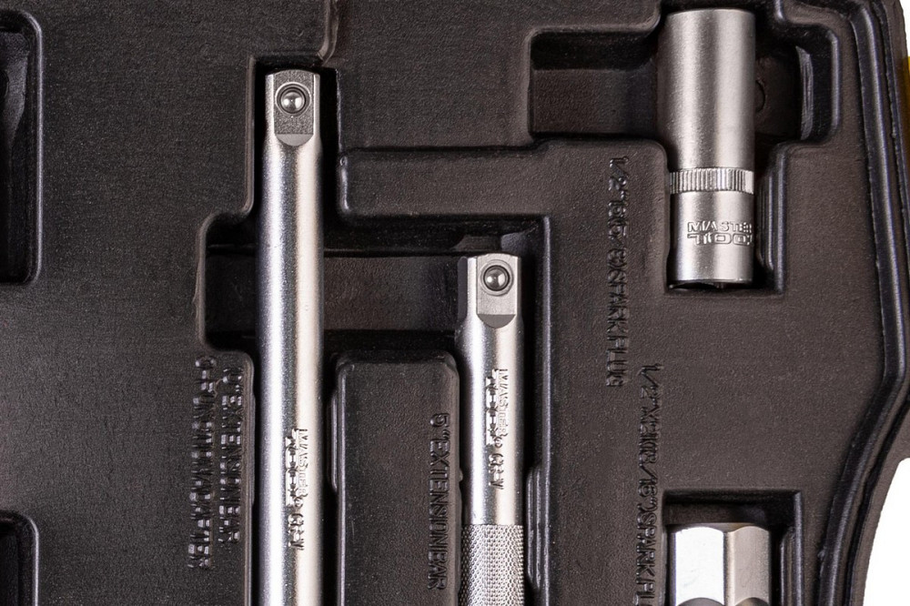 Набор инструментов MASTERTOOL PROFI ½" 32 шт 8-32 мм CrV50BV30 противоударный кейс 78-4032 Харків - зображення 5