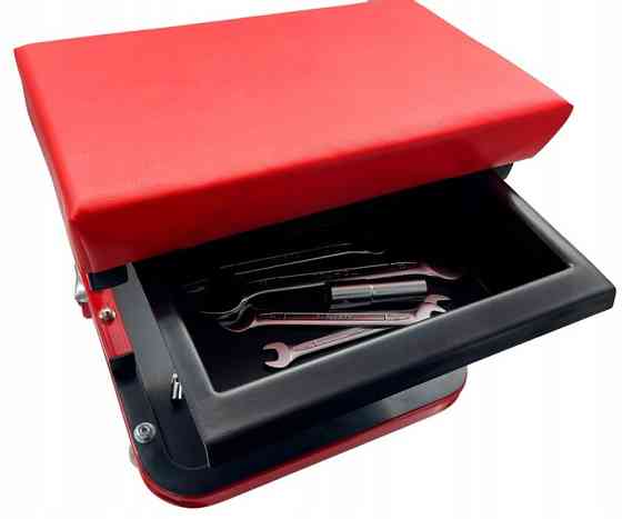 Табурет мастерский на колёсах с полкой TORIN TR6100C Харьков