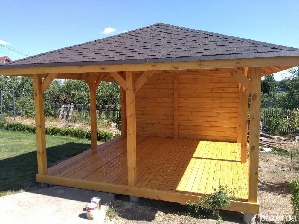 Навес. Шатер. Терассы из дерева. Веранда. Прибудова деревяна Киев - изображение 4