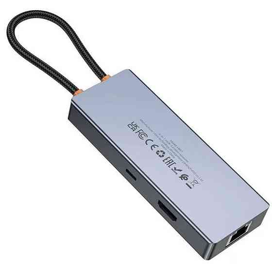 Переходник HUB Hoco HB51 Wow 6in1 (Type-C to HDTV+RJ45+PD+3xUSB3.0) Херсон