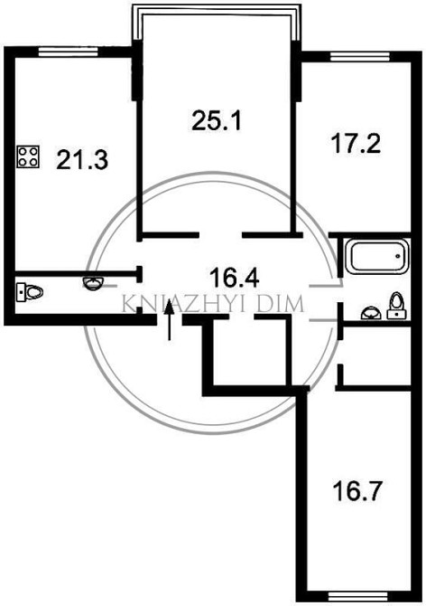 Просторная, комфортная 4-х к. кв. в ЖК Киев - изображение 12