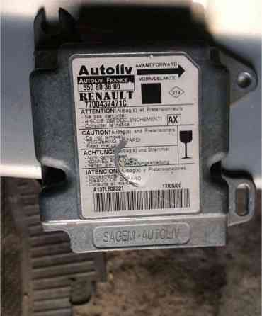 Б/у блок управления airbag Renault Scenic 1, 7700437471C, 550803800 Кропивницкий