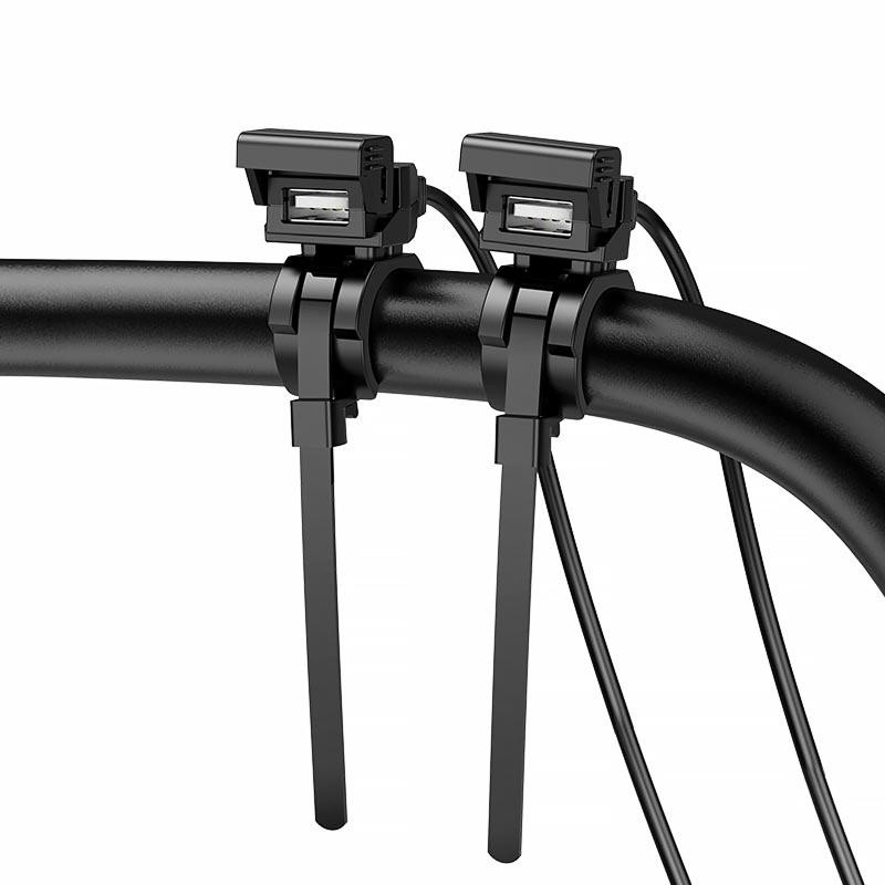 АЗУ Hoco Z45A 2.4A для мотоцикла (2USB-A) Херсон - зображення 3