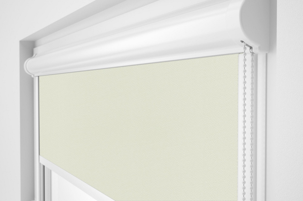 Рулонна штора Rolets Перла 2-1800-1500 150x170 см закритого типу Пудрова Київ - зображення 1