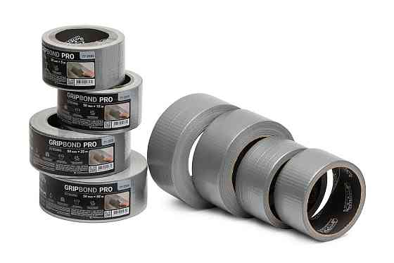 Лента армированная MASTERTOOL GripBond Pro Strong t 70°C 50 мм×25 м серая 77-2525 Харьков