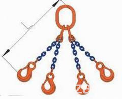 Строп цепной 4СЦ 16х48, 17.0т.    1000мм  (1М) Київ - зображення 1