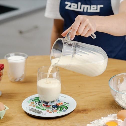 Весы кухонные Zelmer ZKS1611 5 кг белые Київ - зображення 4