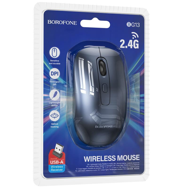 Мышь беспроводная Borofone BG13 Winner 2.4G Херсон - зображення 2