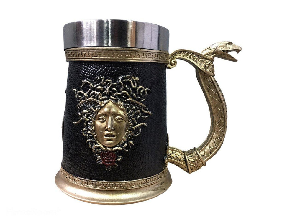 Кружка Чашка Бокал Медуза Горгона  3D  Нержавеющая Сталь Київ - зображення 4