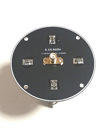 Антенна спиральная 5100-6300MHz 13,8dBi, до 50W, правосторонняя RHCP, 8-витковая, SMA-female (гнездо Дніпро - зображення 10