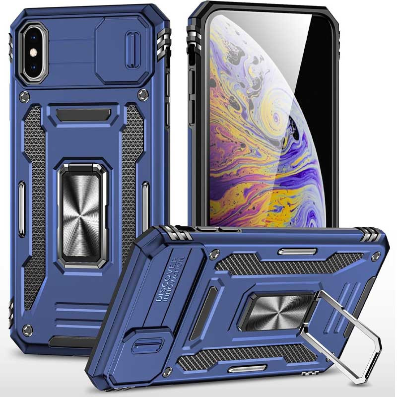 Ударопрочный чехол Camshield Army Ring для Apple iPhone X / XS (5.8") Херсон - зображення 1