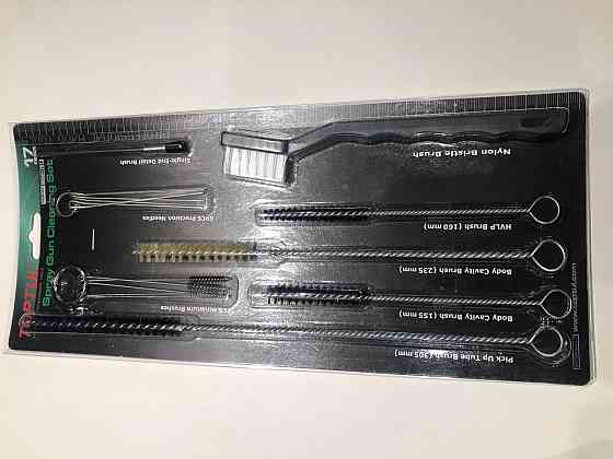 Щетки для чистки краскопульта набор 17ед. TOPTUL GDAR1701 Харків