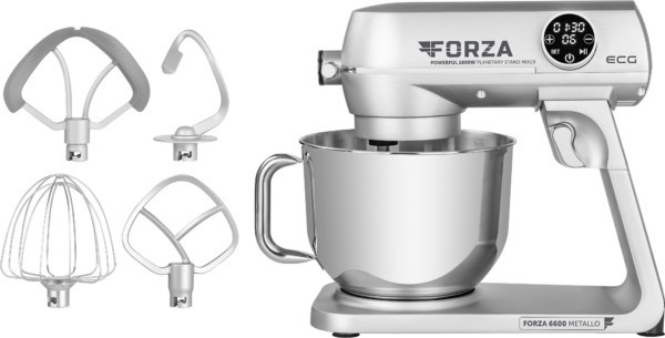 Кухонный комбайн ECG 6600 Metallo Argento 1800 Вт серебристый Киев - изображение 4