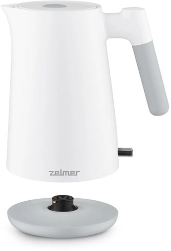 Електричний чайник ZELMER ZCK7020 1 л белый Киев - изображение 3