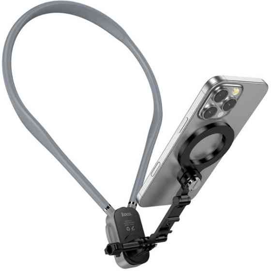 Тримач для телефону на шию Hoco K31 Campo magnetic neck-hanging holder Black Gray Харьков