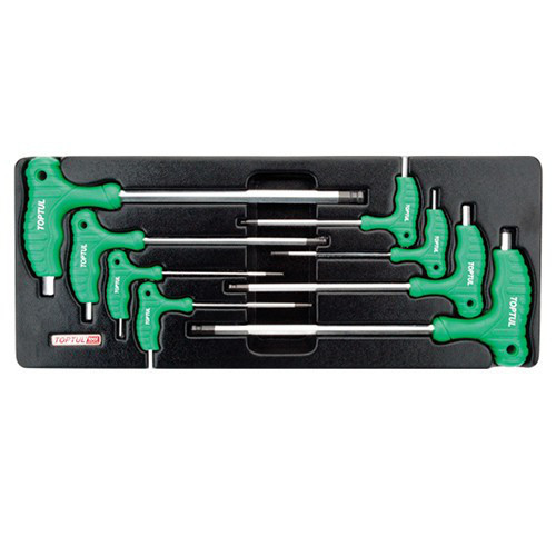 Набор шестигранников с ручкой L-обр в ложементе TOPTUL GAAT0803 Харків - зображення 1