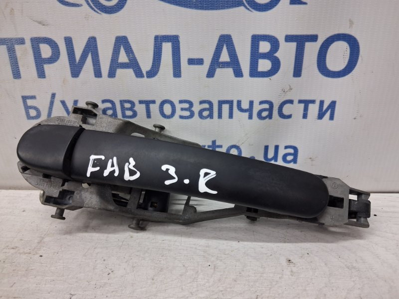 Ручка двери внешняя задняя правая Skoda Fabia 2007-2014 3B0837205G 01C (Арт. 78930) Київ - зображення 1