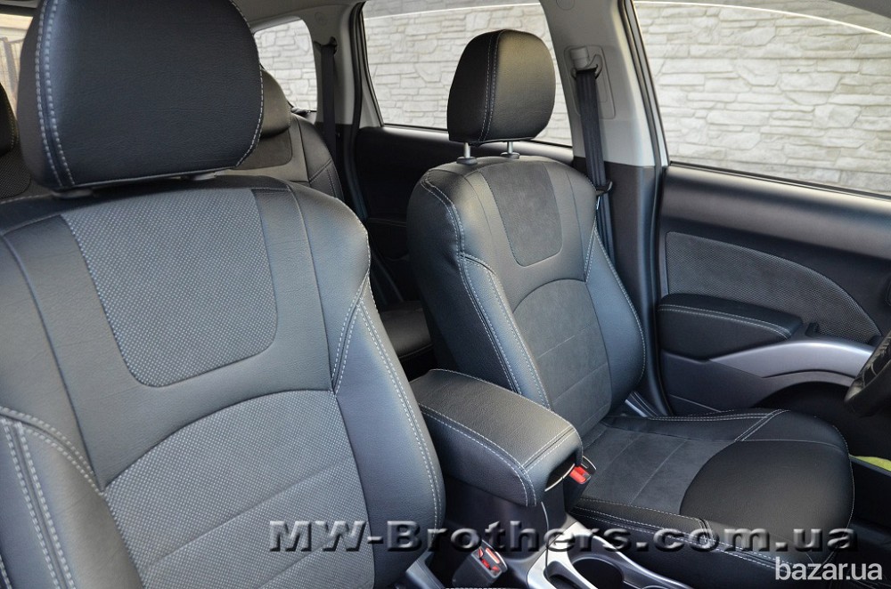 Представляем качественные чехлы Leather Style на Mitsubishi Хмельницький - зображення 5