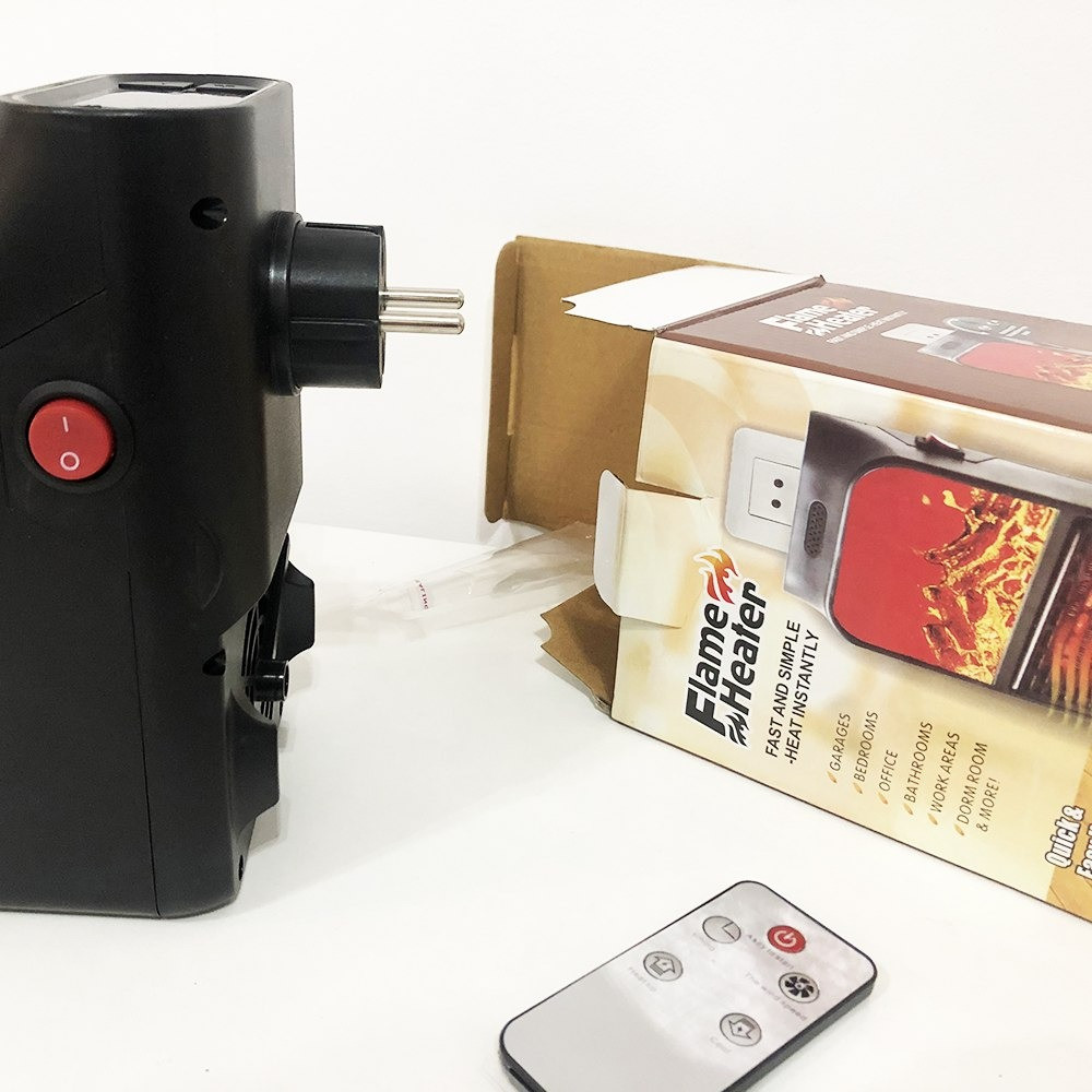 Портативний обігрівач тепловентилятор камін Flame Heater 900 Вт Днепр - изображение 3