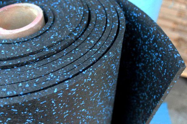 Резиновое рулонное покрытие Fitness для тренажерного зала 1,25 х 10 м.п. Київ - зображення 5