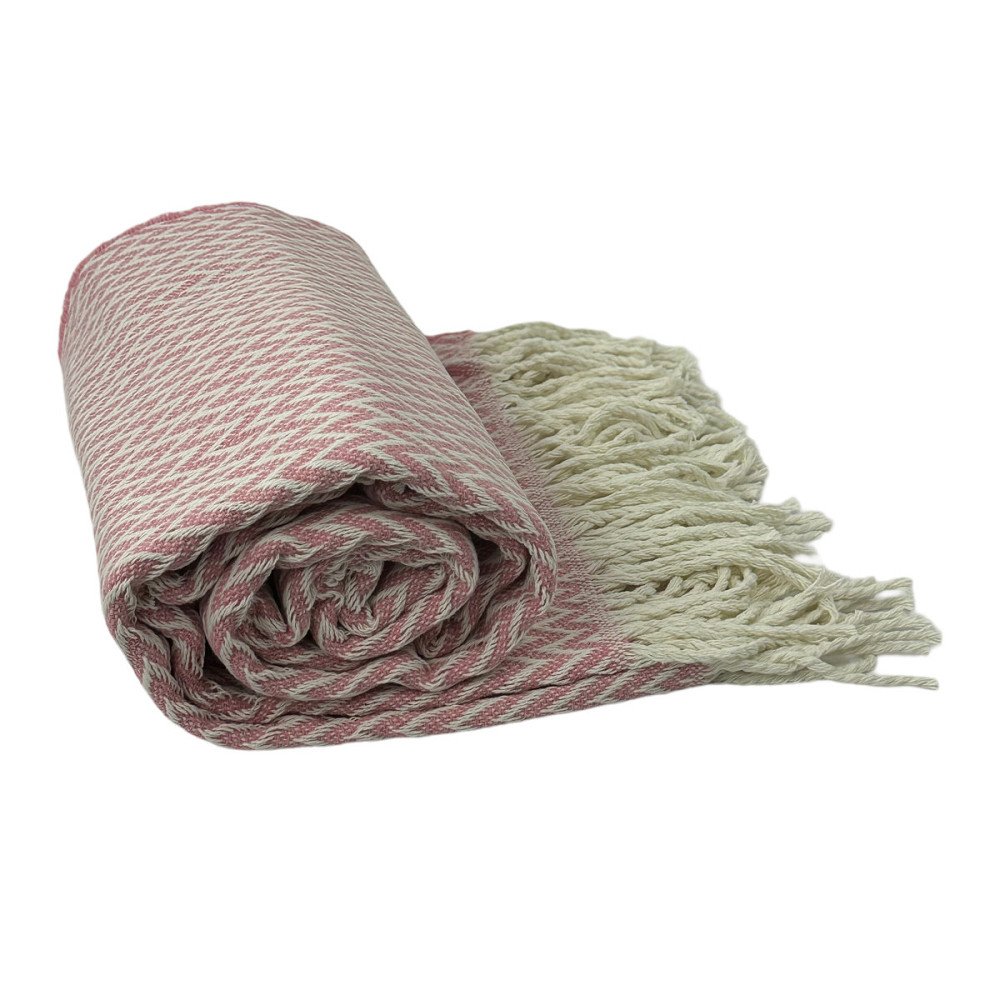 Бавовняний плед Vladi Valencia Владі Валенсія 3135 Рожевий 140х200 Коттон 50% Київ - зображення 1