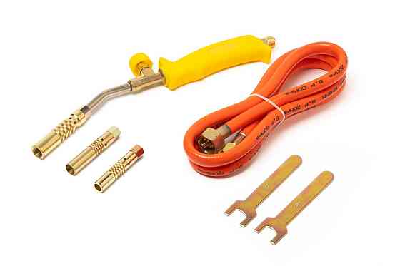 Горелка ручная газовоздушная MASTERTOOL с насадками Ø 13/14/17 мм 370 мм 157 г/час 2200 Вт 1300°C 44 Харків