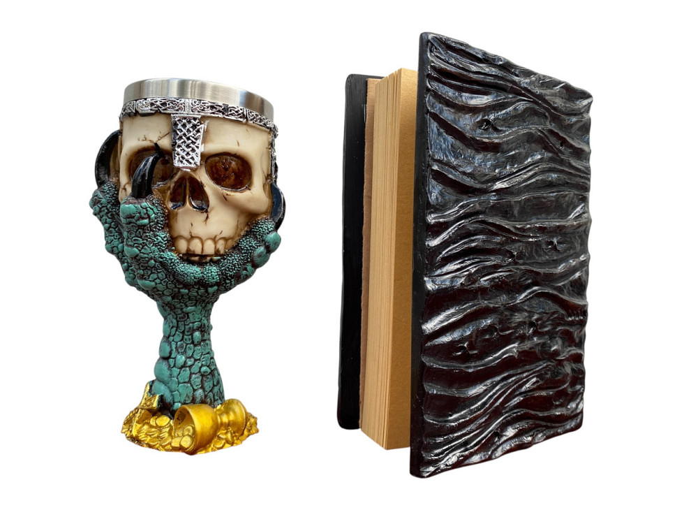 Подарочный набор Бокал 3 Лапа Дракона и Блокнот 3 «Книга, что смотрит в ответ» Київ - зображення 2