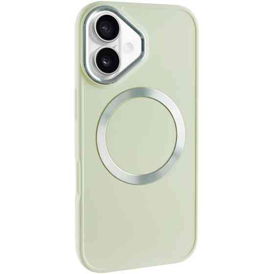 TPU чехол Bonbon Metal Style with MagSafe для Apple iPhone 16 (6.1") Херсон