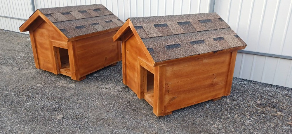 Деревянная будка для собак. Собачі будки. Вишнёвое - изображение 10