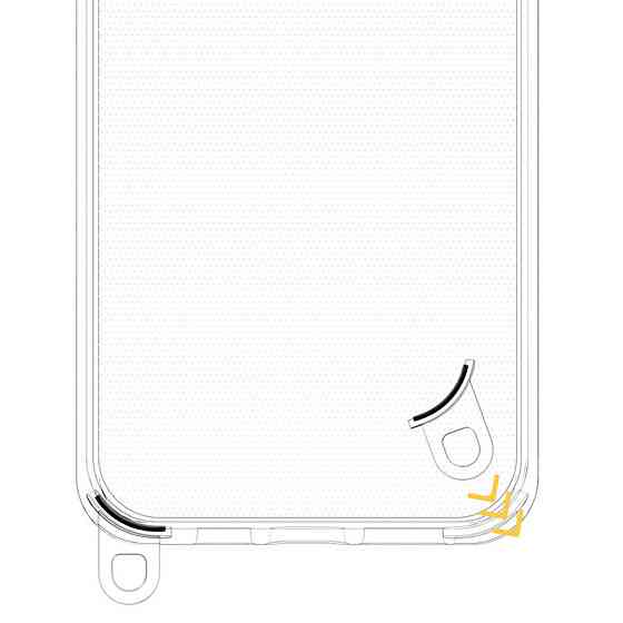 Чехол TPU Transparent with Straps для Apple iPhone 12 Pro Max (6.7") Херсон